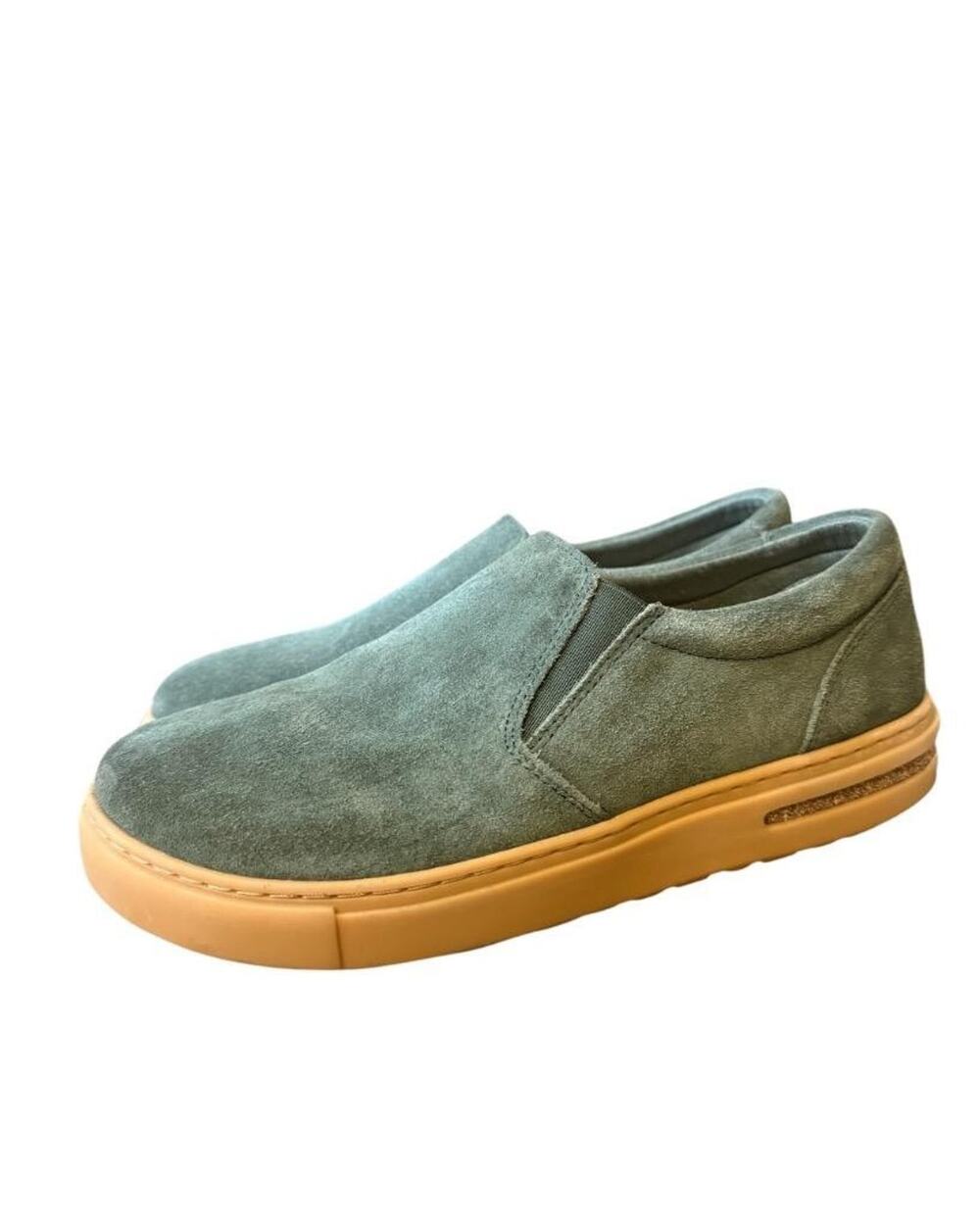 Birkenstock Oswego Slip On Green Suede Slip On Sneaker Women size 38 US 7